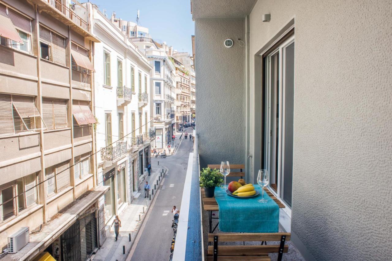 A23 Sunny & Cosy Suite With Balcony Near Parthenon Athén Kültér fotó